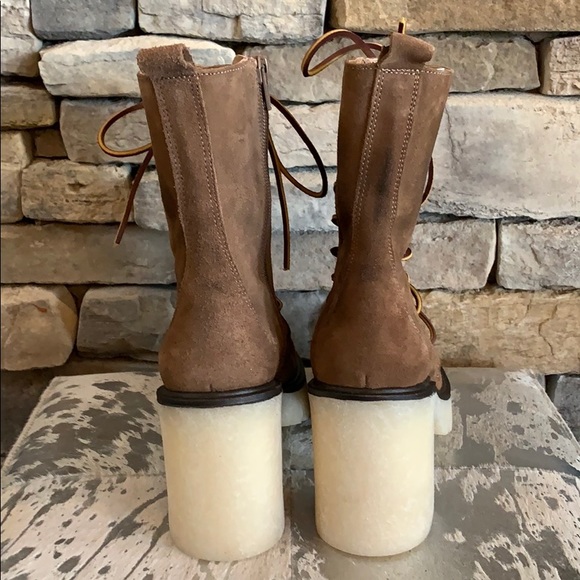 NEW Free People Dylan Lace Up Boot Size 38/ 7-7.5 - Picture 7 of 12